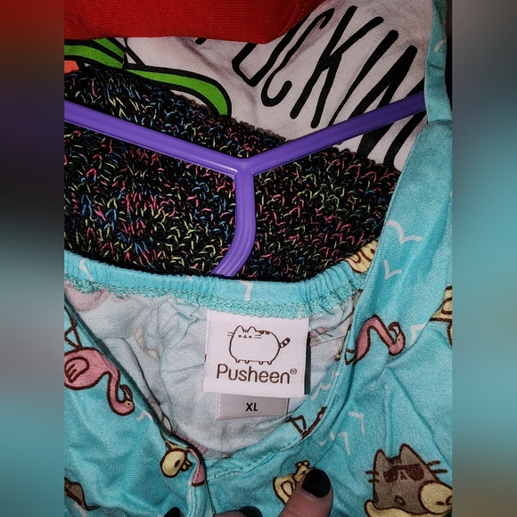 Pusheen tie up tank - Picture 2 of 2